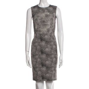 DIANE VON FURSTENBERG Speckled Sheath Dress, Size: 6